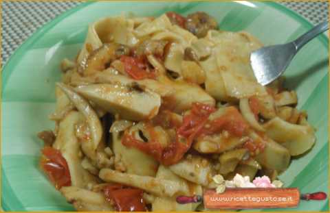 pappardelle castagne funghi porcini