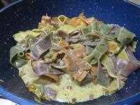 pappardelle colorate fiori di zucca e tartufo immagine 6