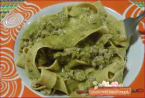 pappardelle farina di avena luganega e ramoracci