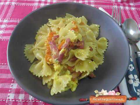 pasta carbonara zucca