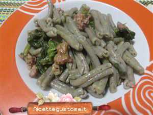 Pasta cime di rapa e salsiccia