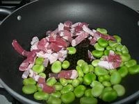 pasta fave e philadelphia immagine 1
