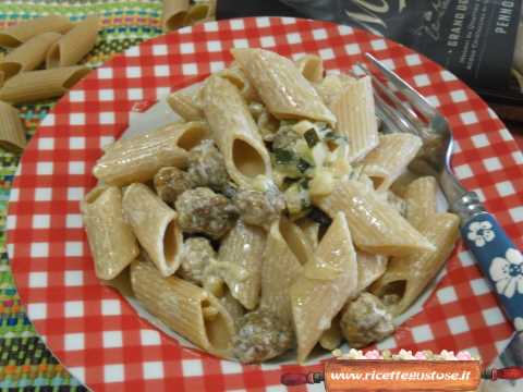 pasta zucchine polpettine