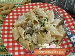 pasta zucchine e polpettine ricetta