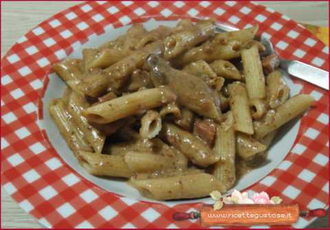pennette fagioli rossi chorizo crescenza