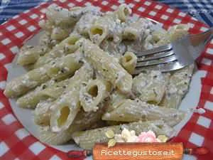 pennette pesto e ricotta ricetta