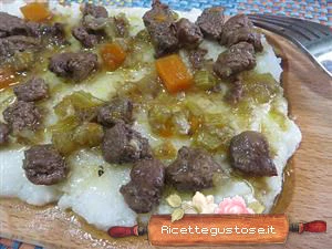 polenta bianca ragù di cinghiale ricetta