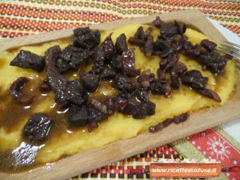 polenta con bruscitt