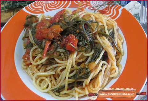 Spaghetti agretti cipollotto fresco