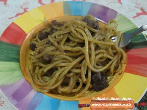 spaghetti al brasato