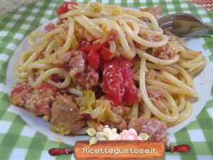 spaghetti alla verza