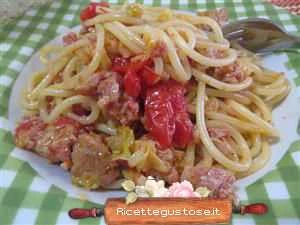 spaghetti alla verza ricetta