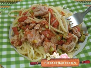 spaghetti asparagi e salsiccia ricetta