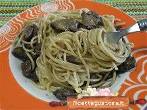 spaghetti fegatini e chianti ricetta