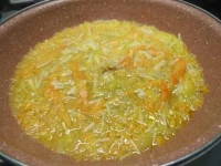 spaghetti peperoni e funghi enoki 4