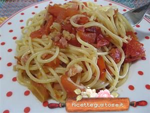 spaghetti piccanti capocollo