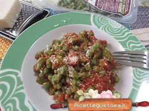 spatzle spinaci e gorgonzola