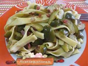 ricetta tagliatelle fichi acerbi