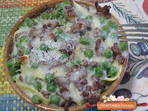 Tagliatatelle al forno