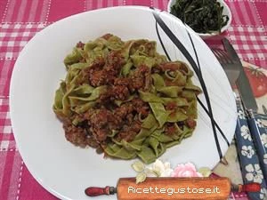 tagliatelle alla cicoria ricetta