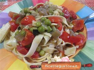 tagliatelle alle verdure ricetta