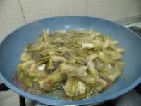 tagliatelle carciofi e speck 4