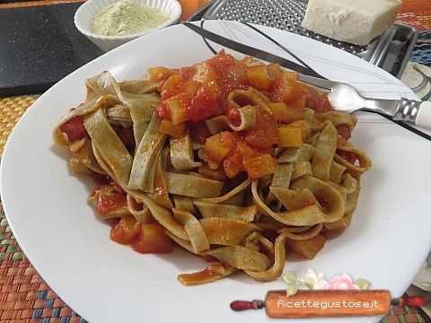 Tagliatelle roveja e patate