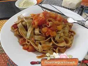 tagliatelle alla roveja con patate