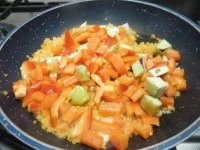 tagliatelle alle verdure e primo sale alla rucola 4
