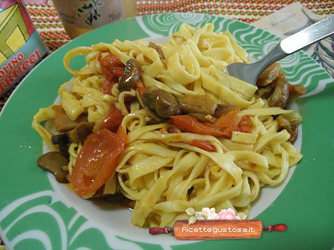 tagliolini porcini zafferano