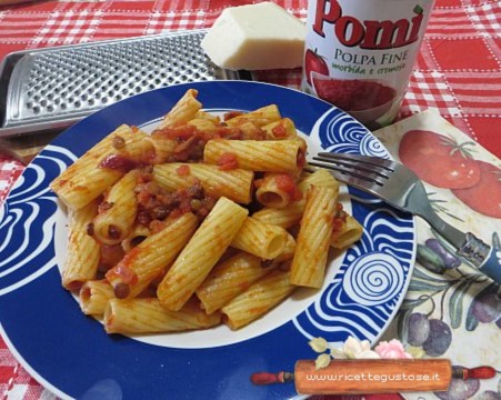 tortiglioni alle lenticchie