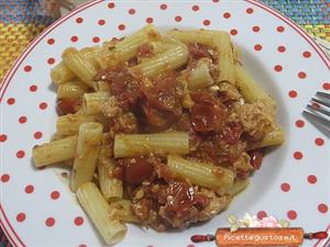 Tortiglioni fagioli e tonno