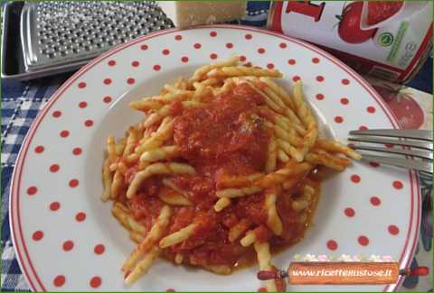 Trofie al gorgonzola