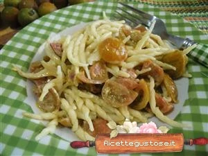 trofie ai pomodori verdi ricetta