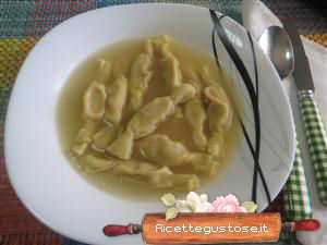 caramelle in brodo ricetta