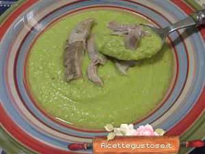 crema avocado brodo di pollo ricetta