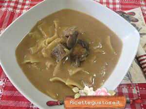 maltagliati funghi e fagioli ricetta