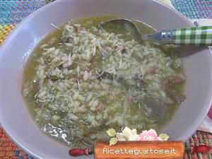 minestra carciofi e riso