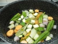 passato di verdure con gnocchi di riso 2 