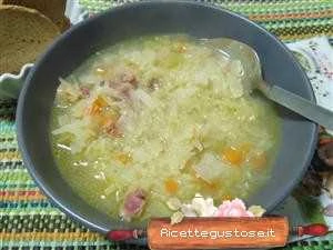 zuppa di cavolo bianco ricetta