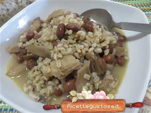 zuppa funghi e fagioli ricetta