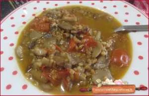 zuppa enkir e funghi porcini ricetta