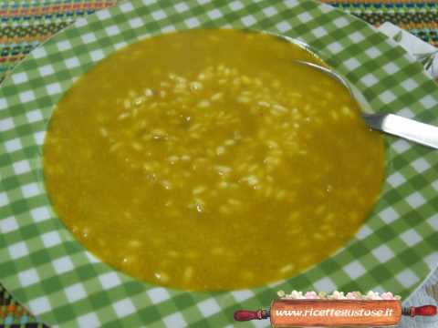 Zuppa fiori di zucca