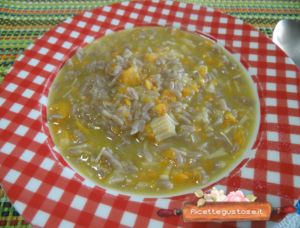 zuppa con grano saraceno e funghi enoki ricetta
