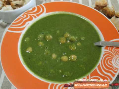Zuppa spinaci ceci