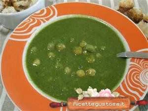 zuppa spinaci e ceci ricetta