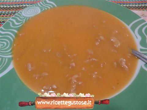 zuppa zucca salsiccia
