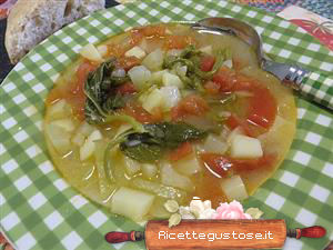 zuppa zucchine e tenerume