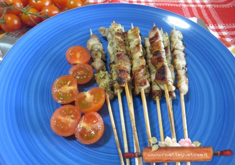 arrosticini di tacchino al limone