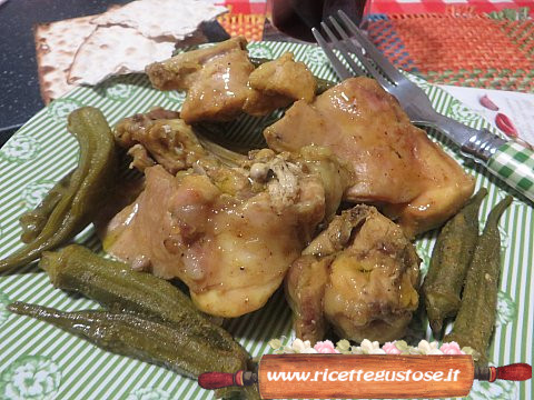 coniglio light aromatico all okra